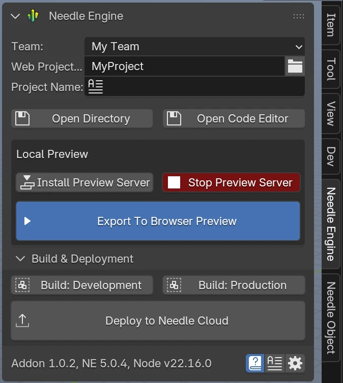 Blender Build Options