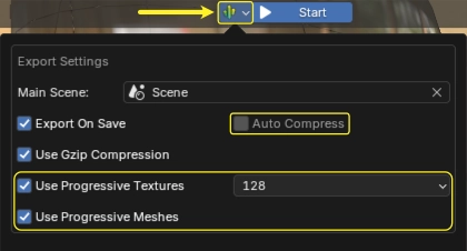 Blender Compression Options